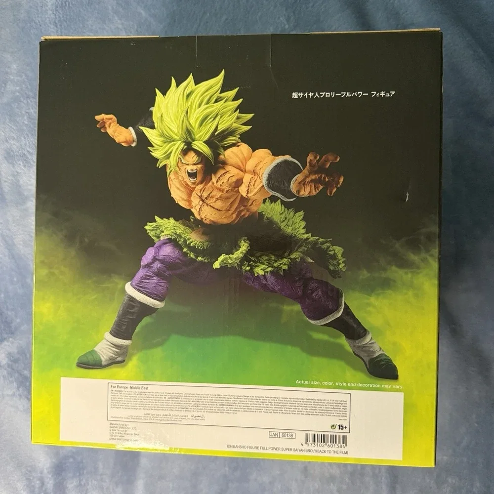 SUPER SAIYAN BROLY BACK TO THE FILM ICHIBAN KUJI PRIZE A FIGURE AUTHENTIC SEALED